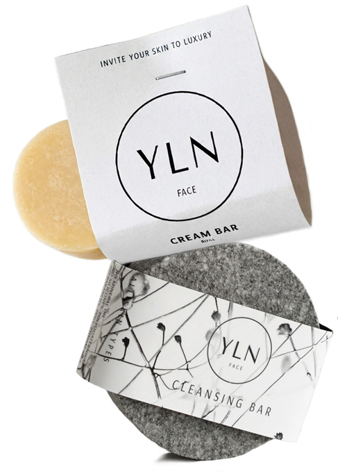 Milder fester Reinigungs Bar und feste reichhaltige Gesichtscreme mit Pflanzenbuttern- und ölen